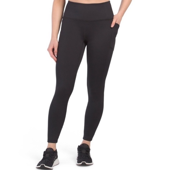 Spyder Pants \u0026 Jumpsuits | Nwt Spyder Active Fleece Lined Leggings | Color: Black | Size: L | Josib19's Closet